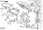 Bosch 0 603 349 003 Pws 1800 Angle Grinder 230 V / Eu Spare Parts